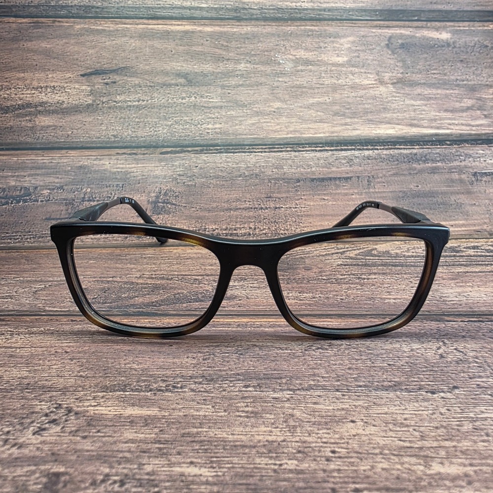 Ray-Ban RB 7029 5200 Mens Matte Tortoise Square Eyeglasses Frames 53-17-145